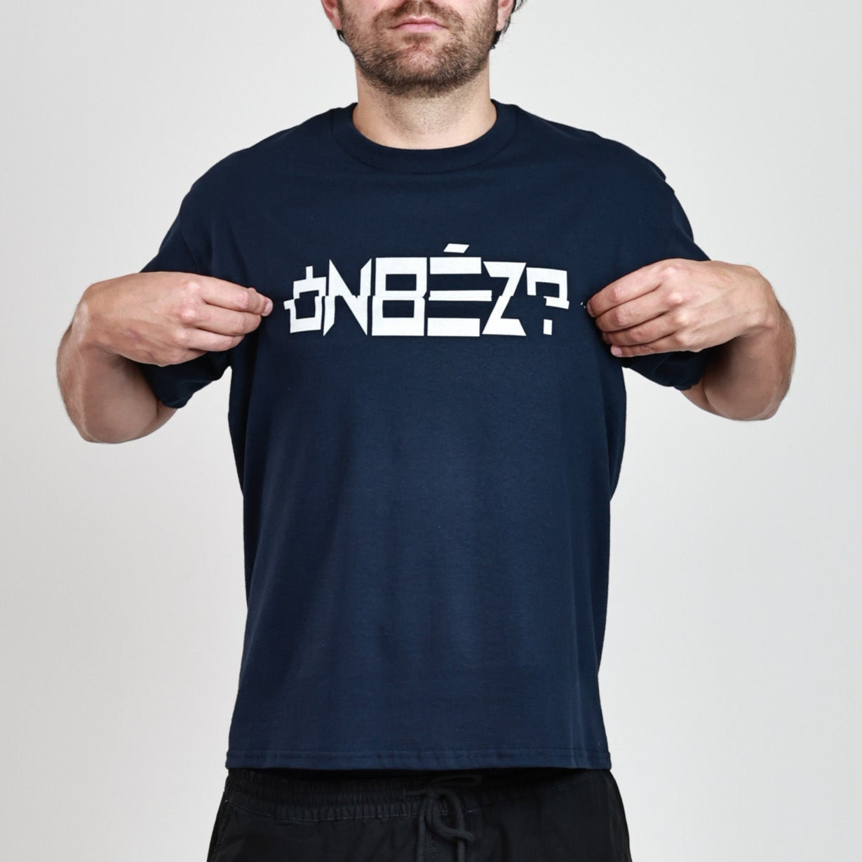 T-shirt basic - Message secret stylisé ON BÈZ ?