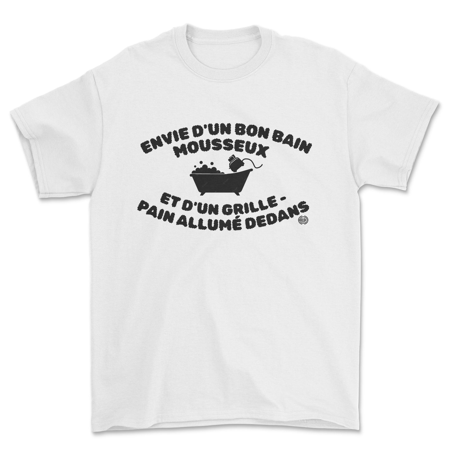 T-shirt - Envie d'un bon bain mousseux