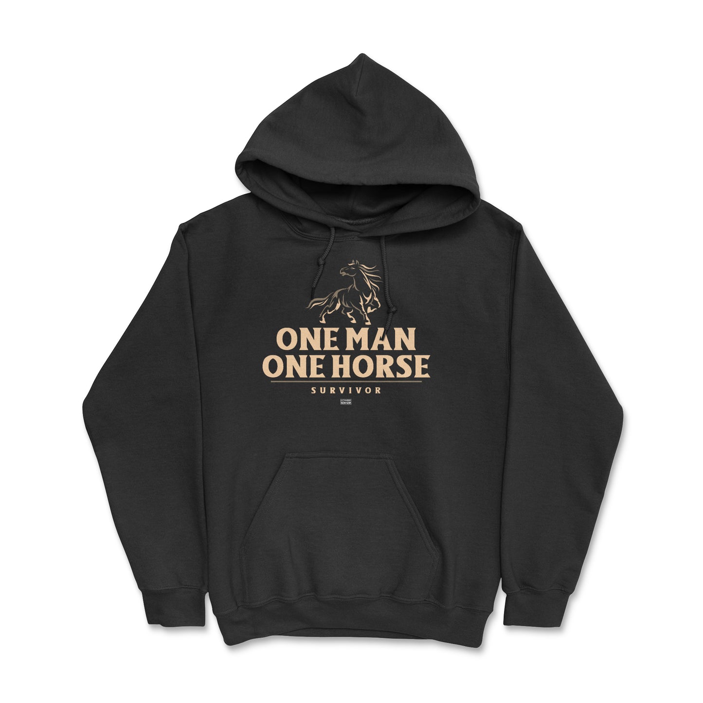 Hoodie - One man one horse survivor