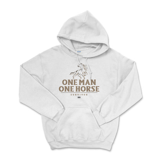 Hoodie - One man one horse survivor