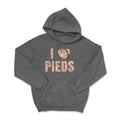 Hoodie - I LOVE PIEDS