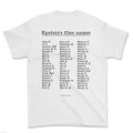 T-shirt - Epstein's files names (impression arrière)