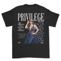 T-shirt - Privilege magazine (impression arrière)