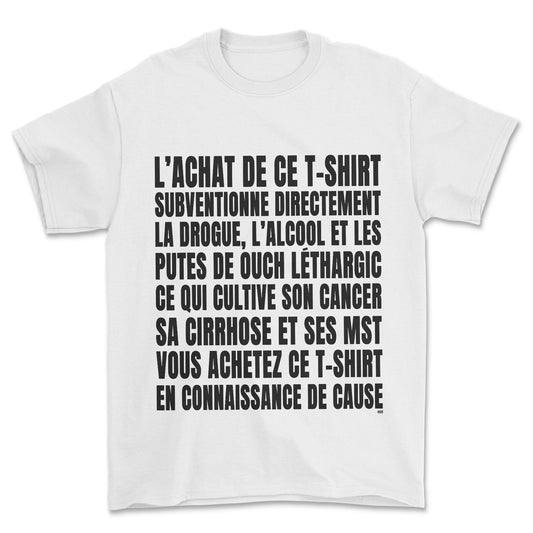 T-shirt - Subvention pour ouch