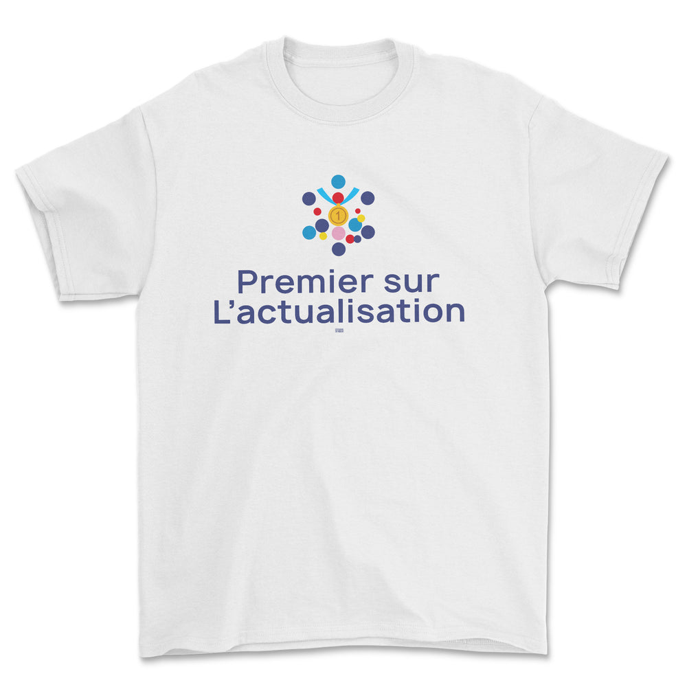 T-shirt - Premier sur l'actualisation