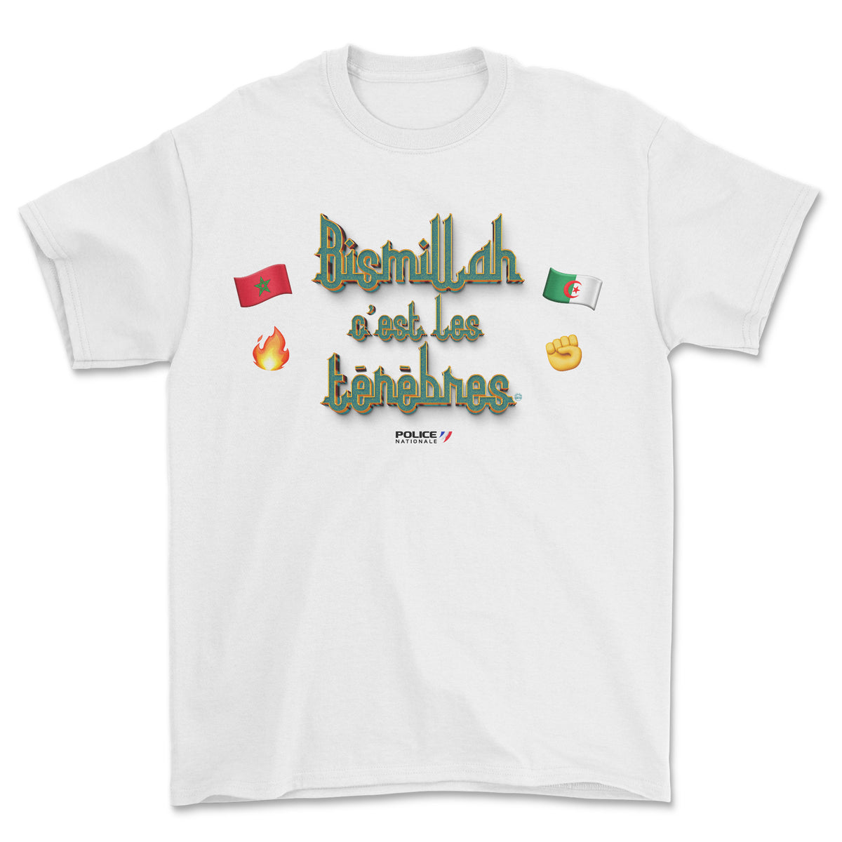T-shirt - Bismillah c'est les ténèbres