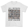T-shirt - All humans, stop racism