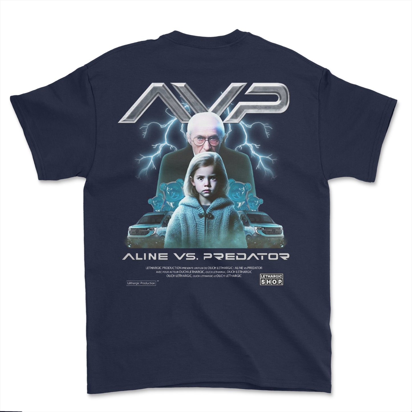 T-shirt premium - Aline vs Predator (impression arrière)