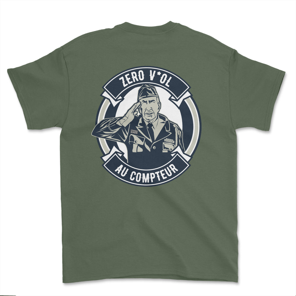 T-shirt premium - Zéro v*ol au compteur