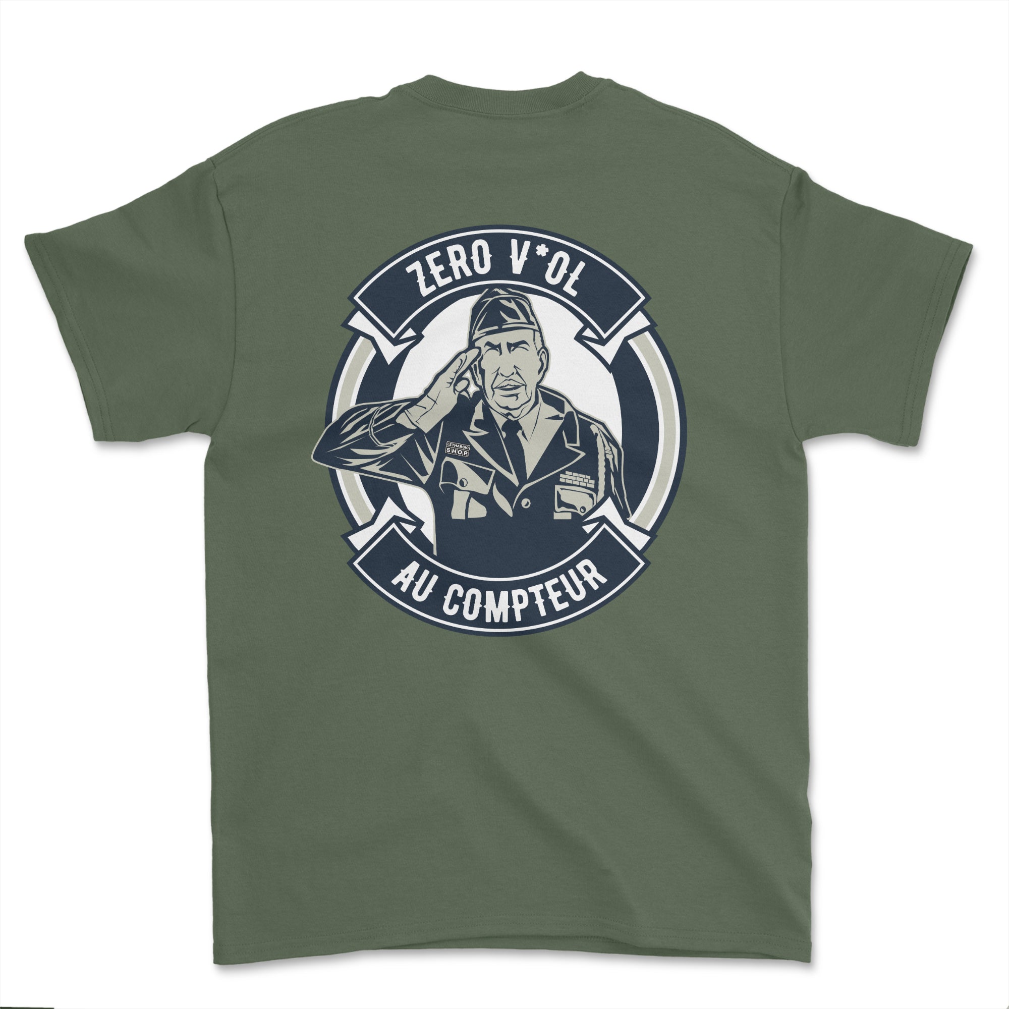 T-shirt premium - Zéro v*ol au compteur