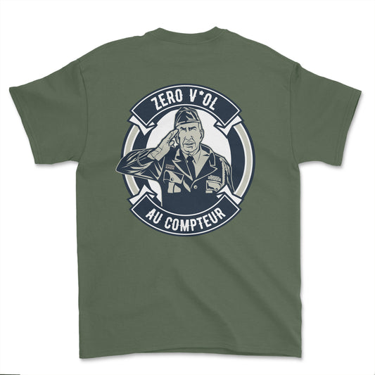 T-shirt premium - Zéro v*ol au compteur