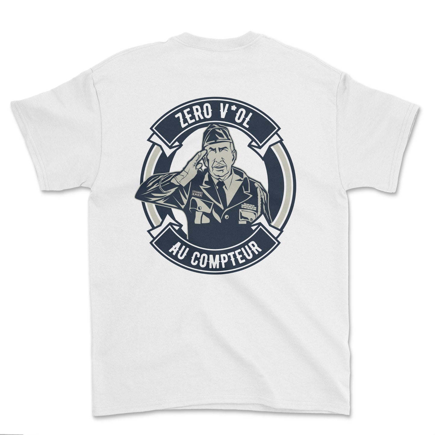 T-shirt premium - Zéro v*ol au compteur