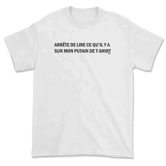 T-shirt - Arrête de lire