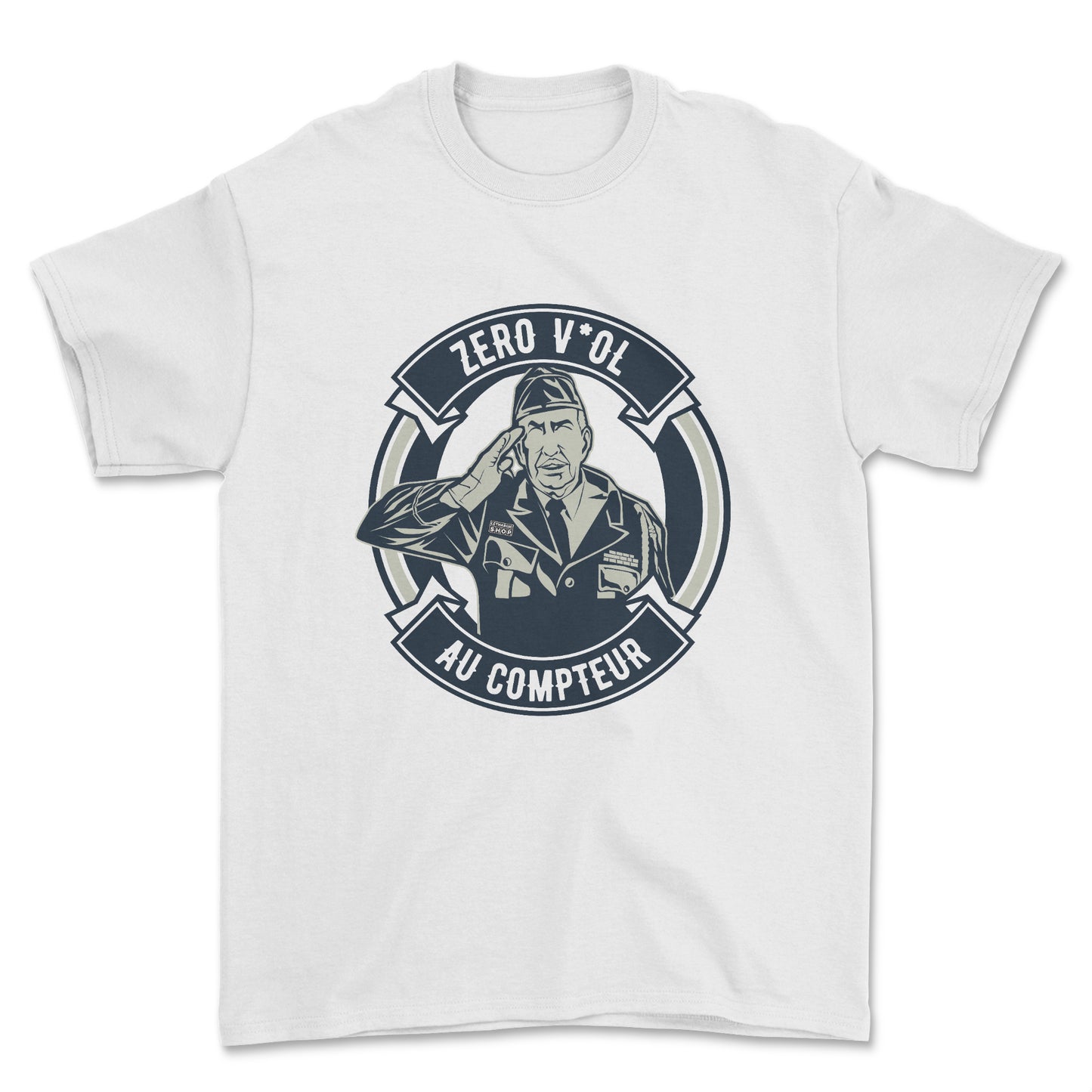 T-shirt - Zéro v*ol au compteur