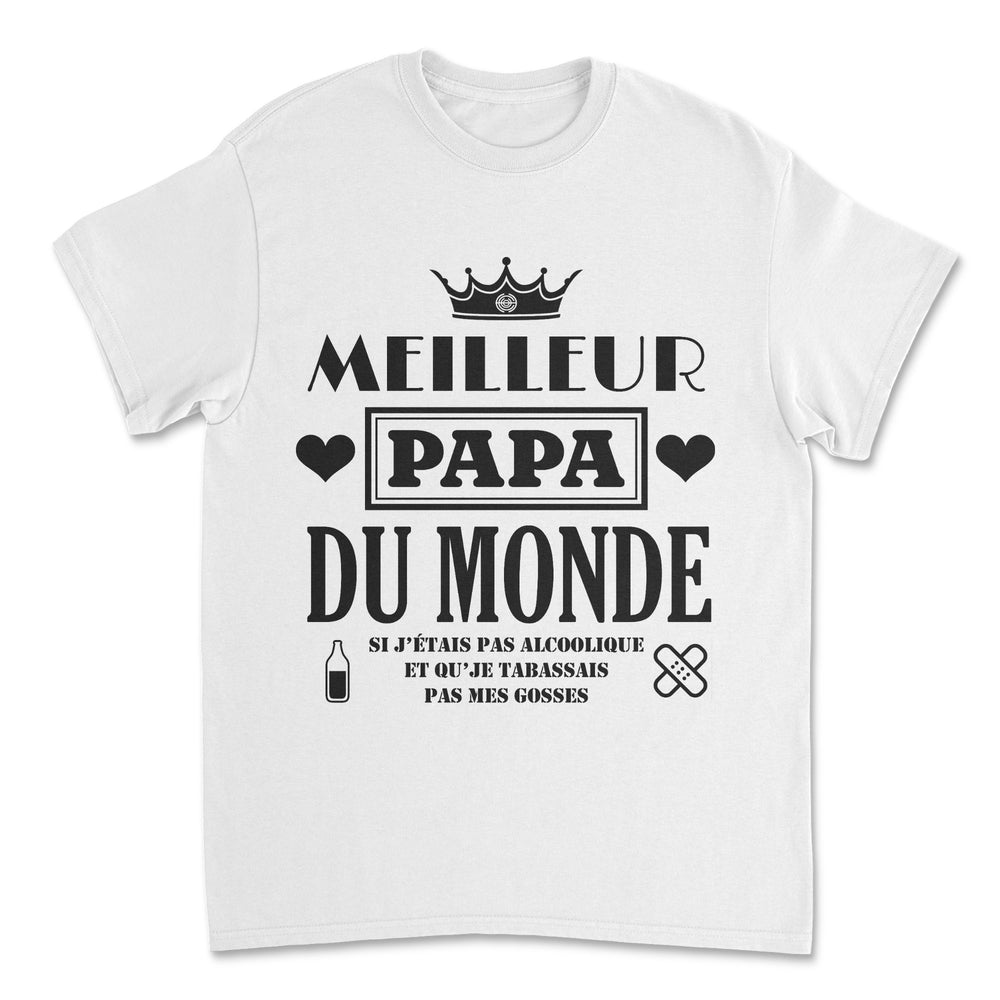 T-shirt premium - Meilleur papa du monde si...