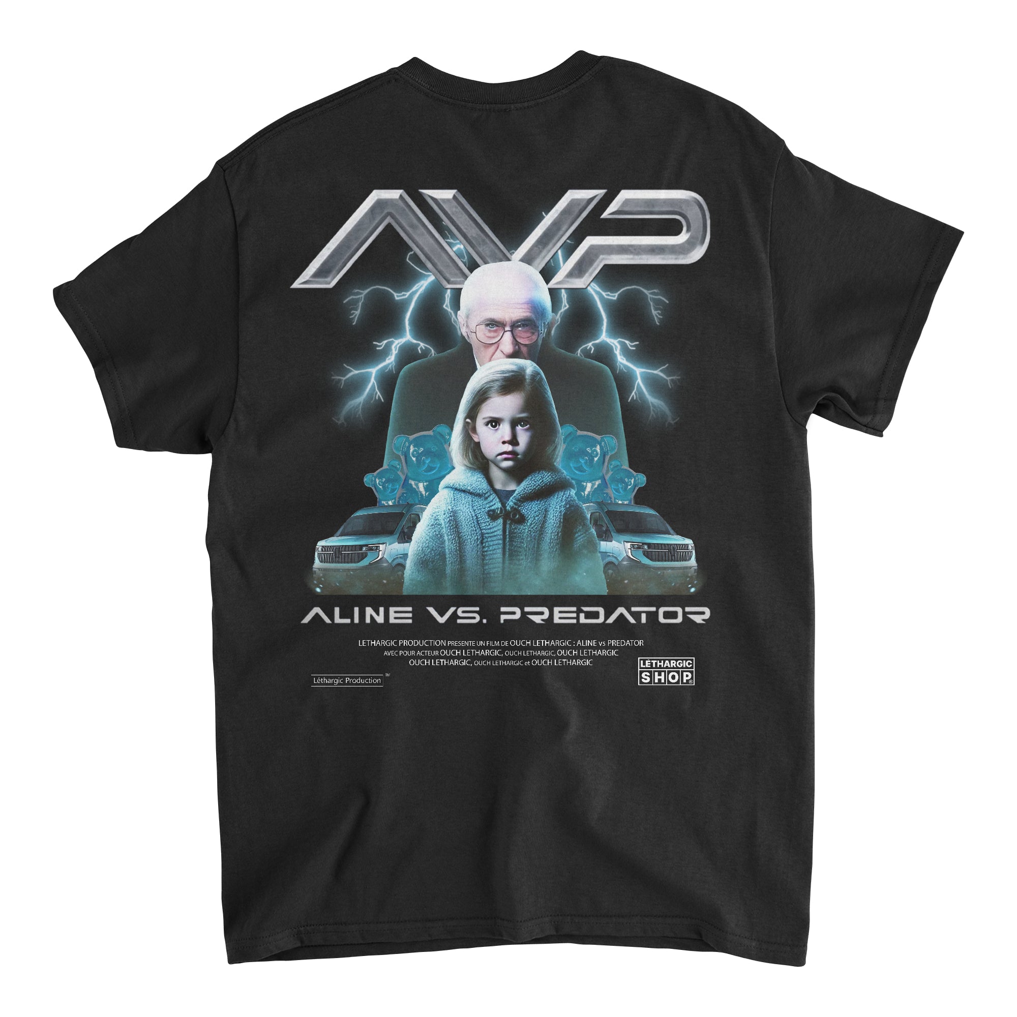 T-shirt premium - Aline vs Predator (impression arrière)