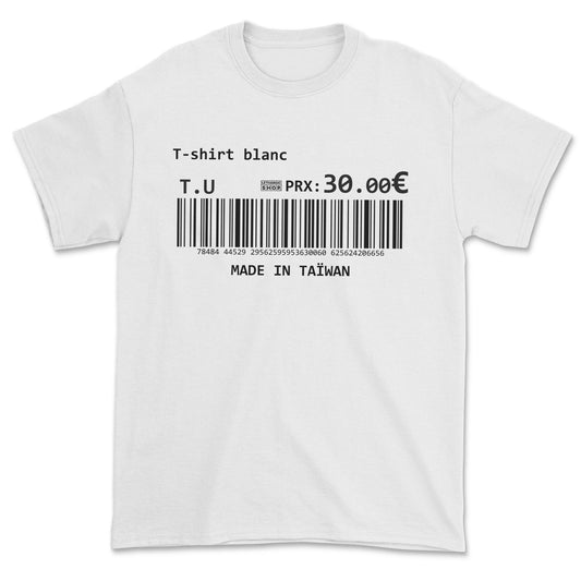 T-shirt - étiquette