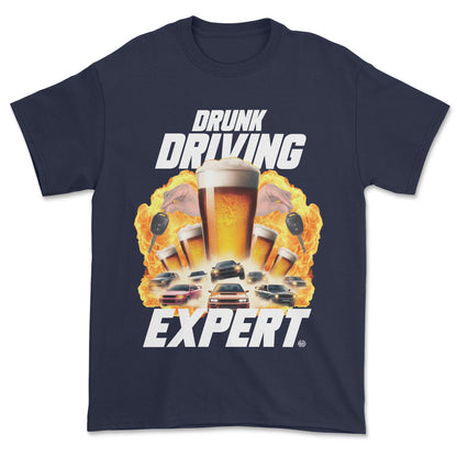 T-shirt - Drunk Driving Expert (impression avant)