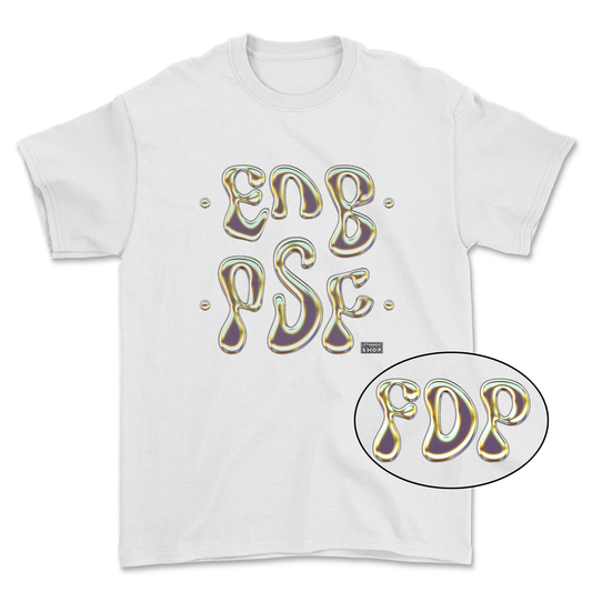 T-shirt premium - Message secret texturé FDP