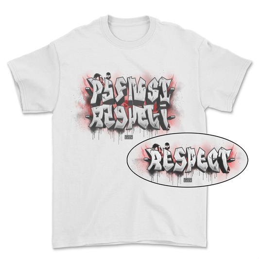 T-shirt premium - Message secret texturé RESPECT