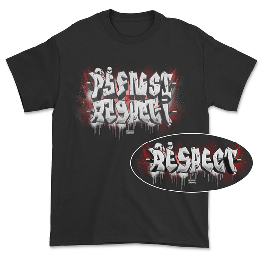 T-shirt premium - Message secret texturé RESPECT