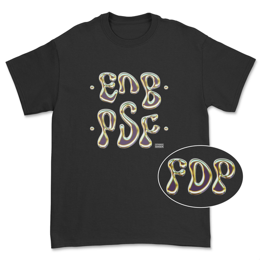 T-shirt premium - Message secret texturé FDP