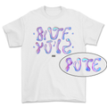T-shirt premium - Message secret texturé PUTE