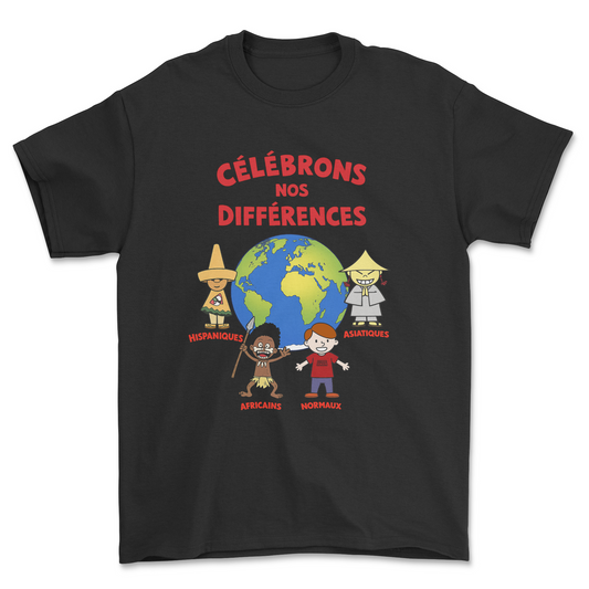 T-shirt - Célébrons nos différences