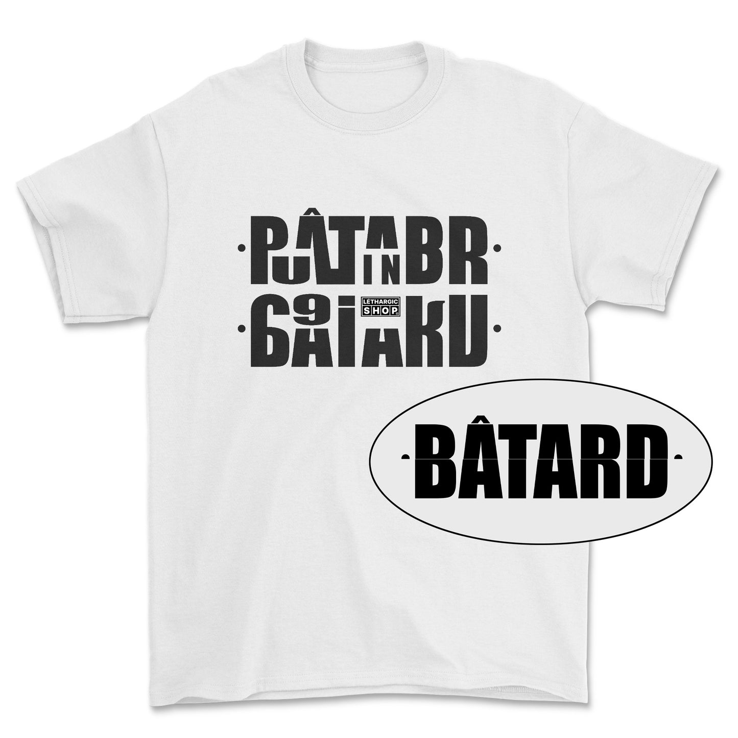 T-shirt premium - Message secret BÂTARD