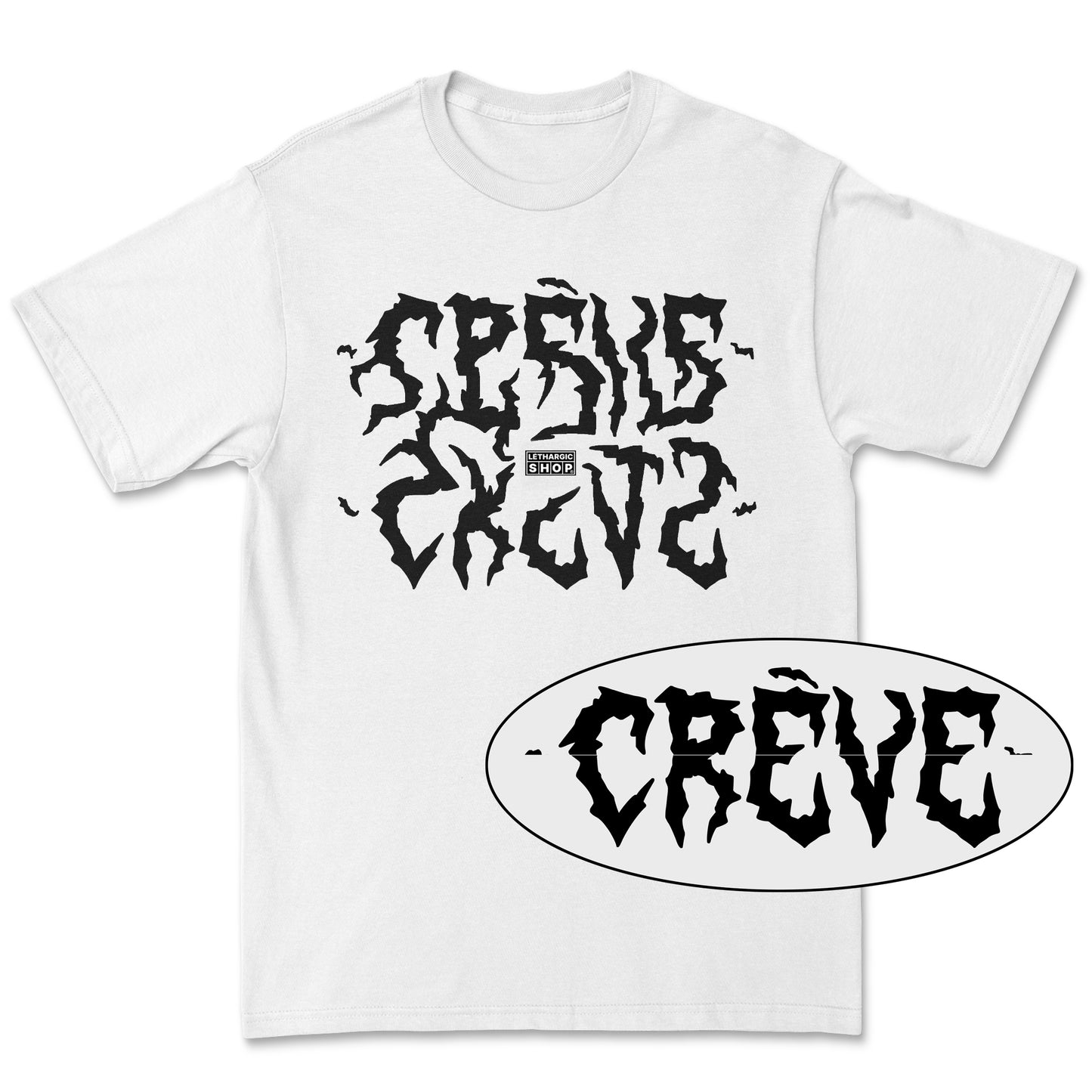 T-shirt premium - Message secret stylisé CRÈVE
