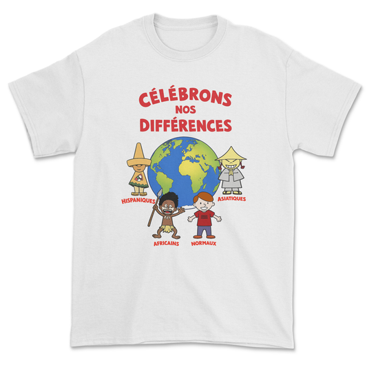 T-shirt - Célébrons nos différences