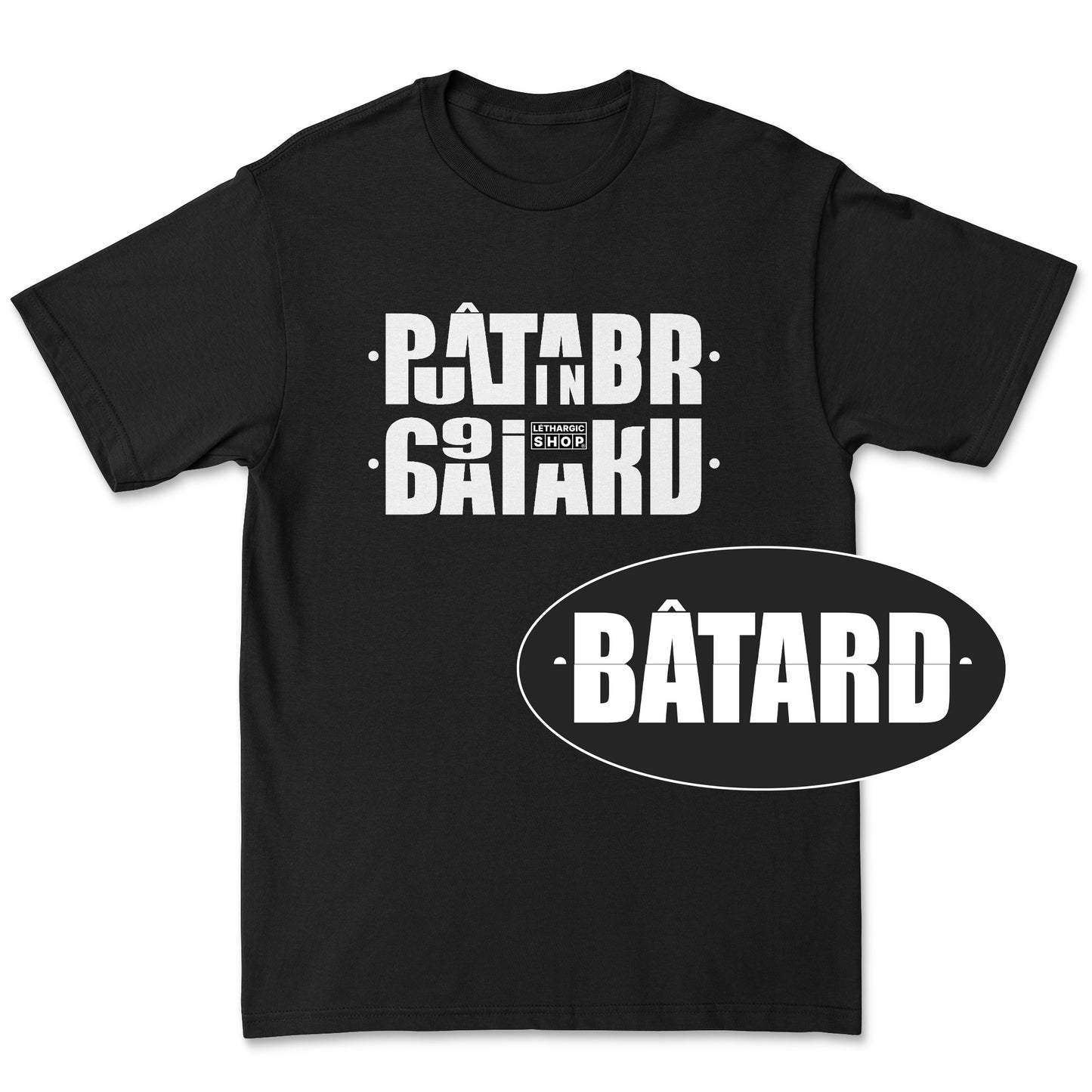 T-shirt premium - Message secret BÂTARD